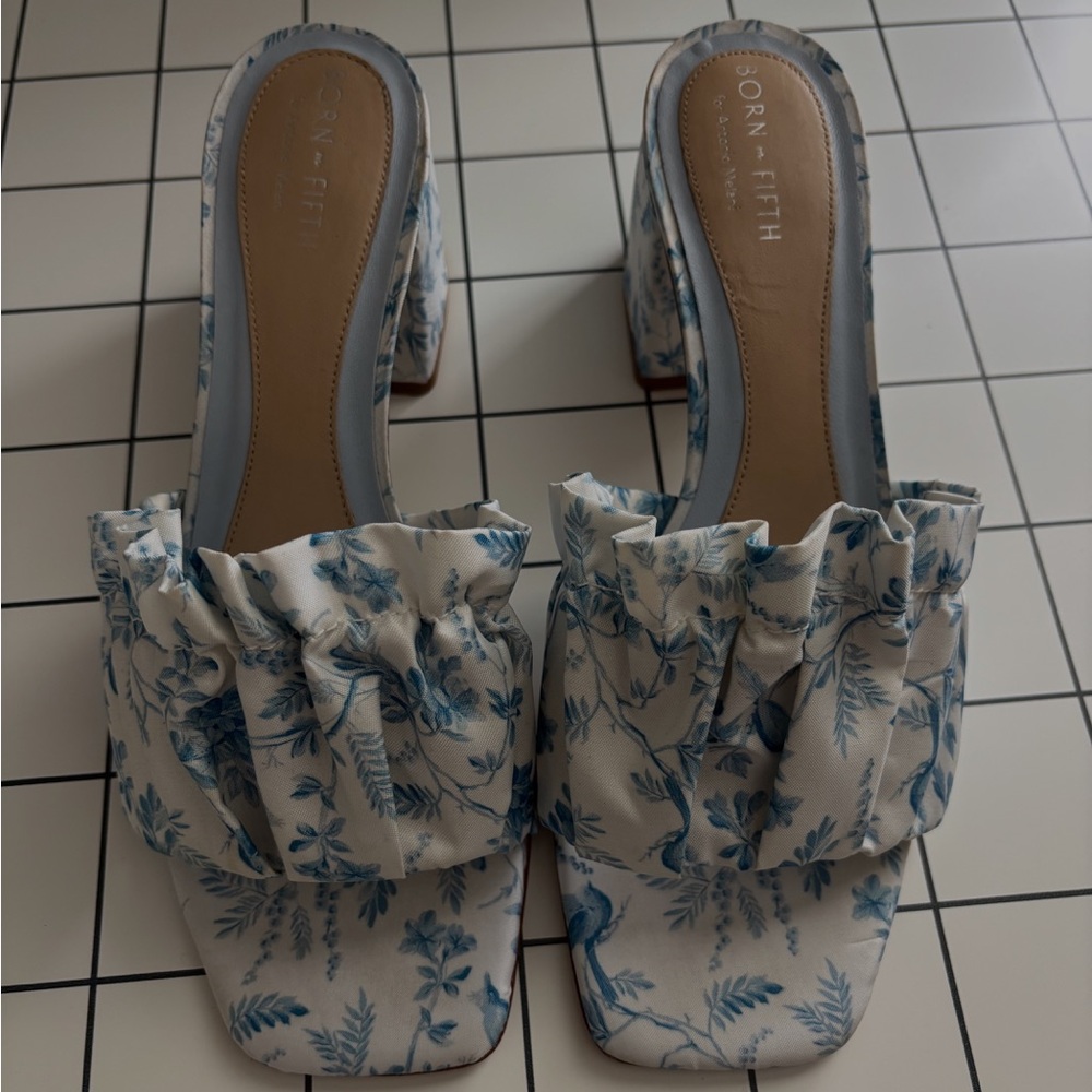 ANTONIO MELANI Blue Mules & Clogs